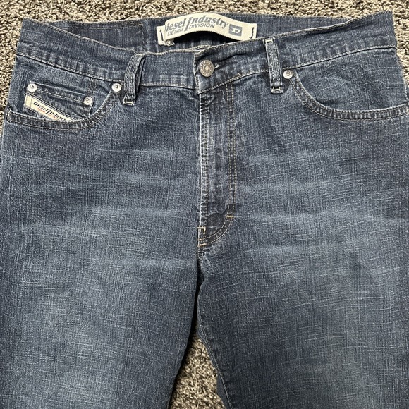 DIESEL Jeans Mens Size 32x29 FANKER Regular Slim Bootcut Blue Med Wash Excellent - Picture 2 of 12